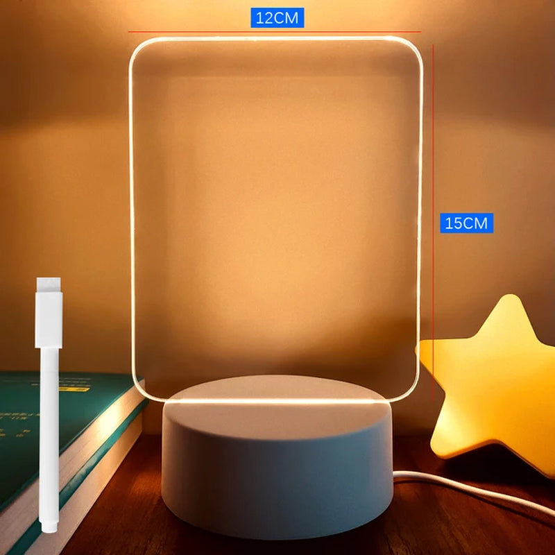 Magic Led Note Board Night Light | Holiday and Birthday gift Message Board