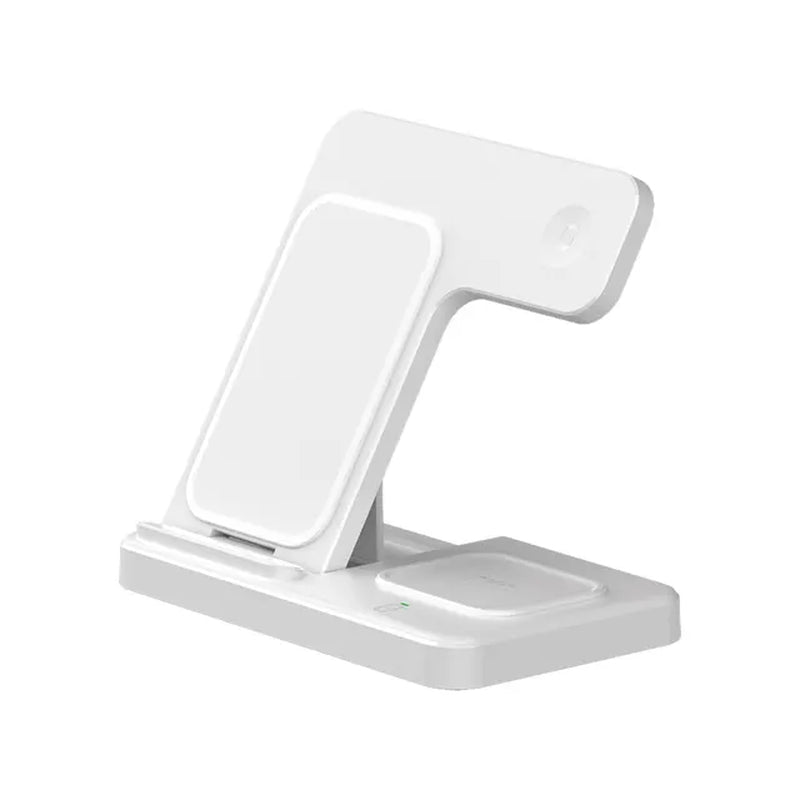 3 in 1 Wireless Charger Stand Pad for Iphone 14 13 12 11X8 Apple Watch 8 7 6 5 Airpods Foldable 15W Fast Charging Dock Station