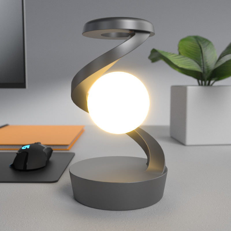 Floating Orb With Wireless Charging | Elegant and Futuristic Design Piece